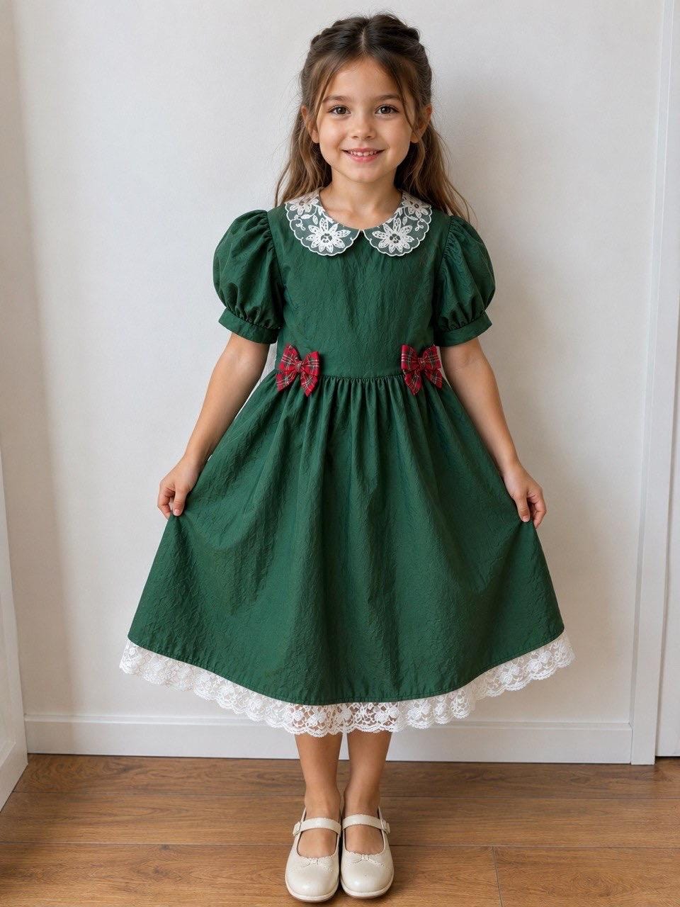 vintage green christmas dress Vintage. Girls Dresses womens green christmas dress