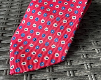 Cravatta Uomo HUGO BOSS In Pura Seta, Colore Blu Aperto (Larghezza 7,5 Cm) - Made In Italy