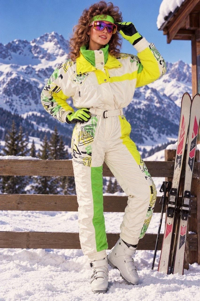 80s Neon Jumpsuit - Etsy