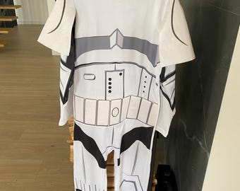 Disfraz infantil de soldado de asalto de Star Wars (9-10 años, 134-146 cm)