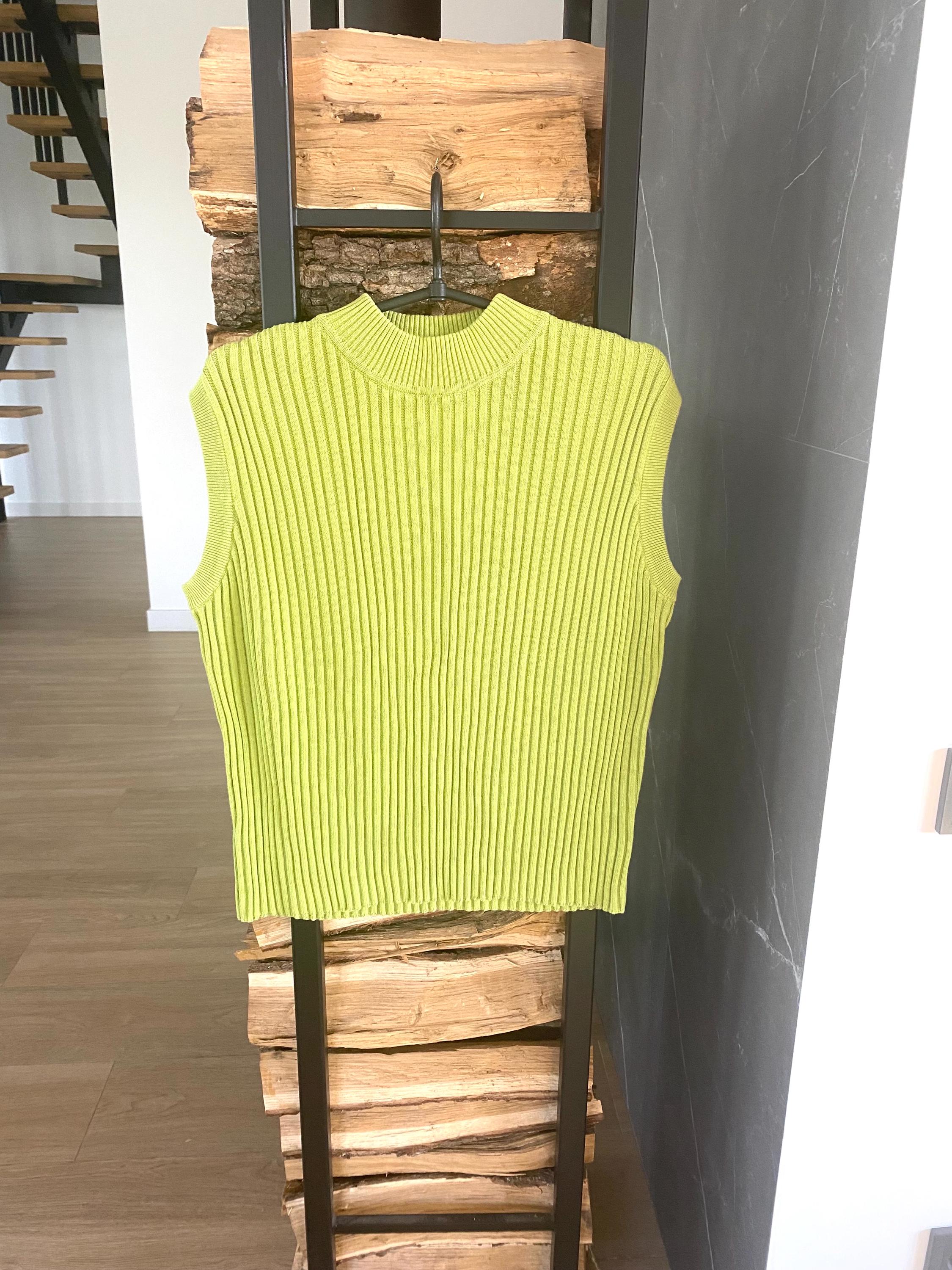 lime green turtleneck dress Lumière Turtleneck Dress main image 1