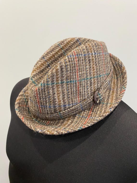 Berwick England Tweed Fedora Hat – Virgin Wool Felt, Size 56  display picture 3