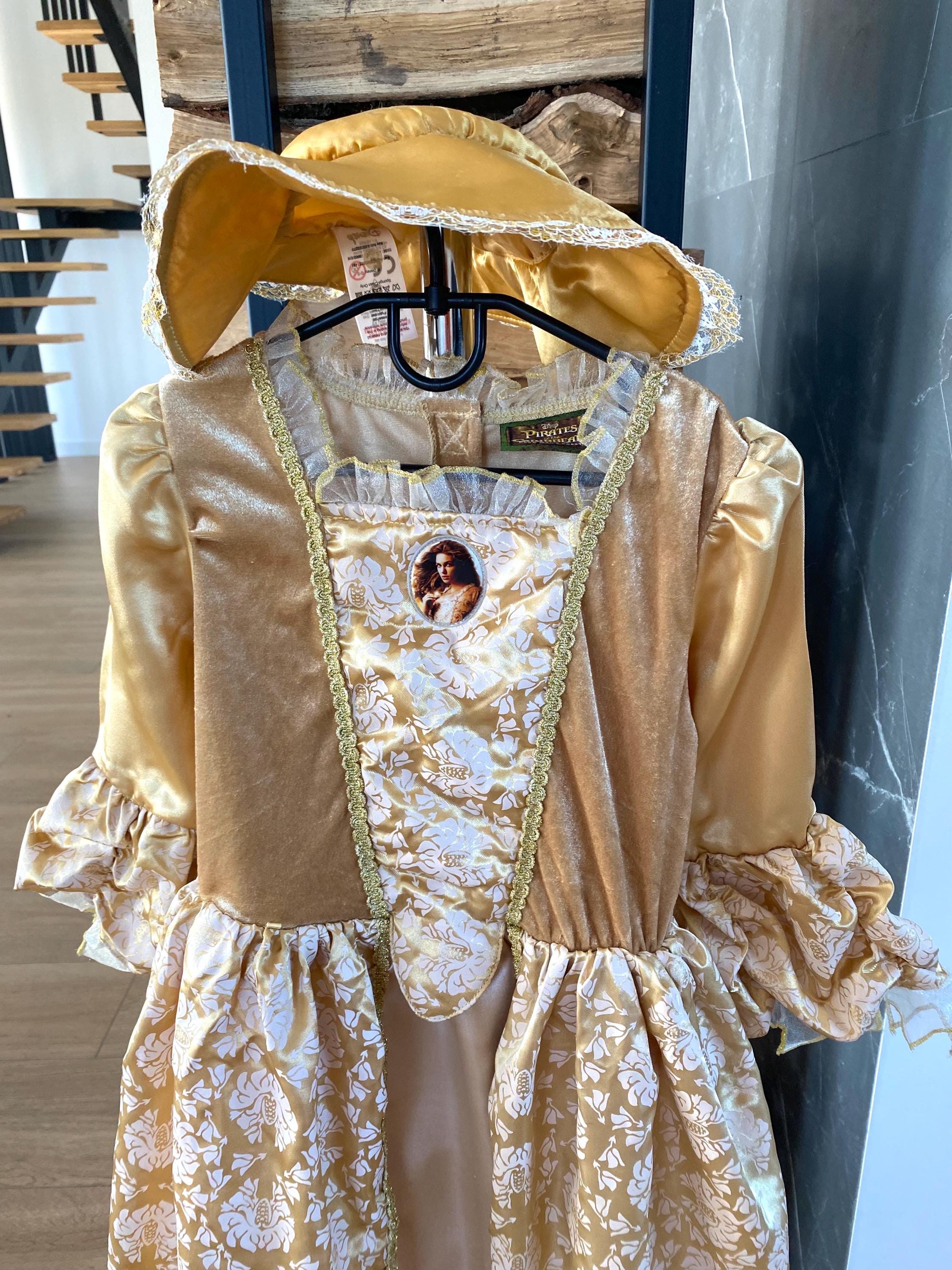 Elizabeth Swann Costume | Pirates of the Caribbean |official Disney Dress With Hat | 57 Years | Layered Cosplay Outfit - Etsy Elizabeth Swann Costume | Pirates of the Caribbean |official Disney Dress With Hat | 57 Years | Layered Cosplay Outfit - Etsy