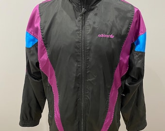 90s Adidas Originals Vintage Men's Color Block Windbreaker Jacket
