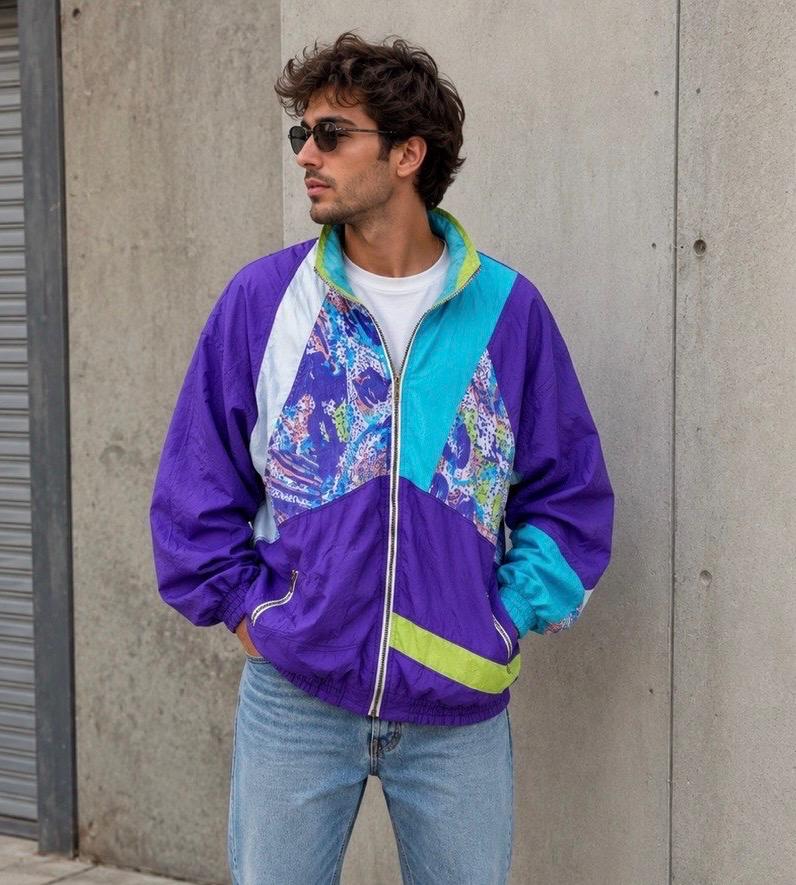 Retro windbreaker - Etsy 日本