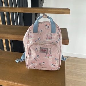 cath kidston unicorn mini backpack Kids Waves in Pink Oilcloth, Pink, Mini : Buy Online at Best Price in KSA this backpack also features a front compartment for all their essentials from keys to pencils to phones Girls Unicorn Heart Print Holographic