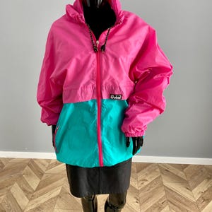 pink and green nike jacket