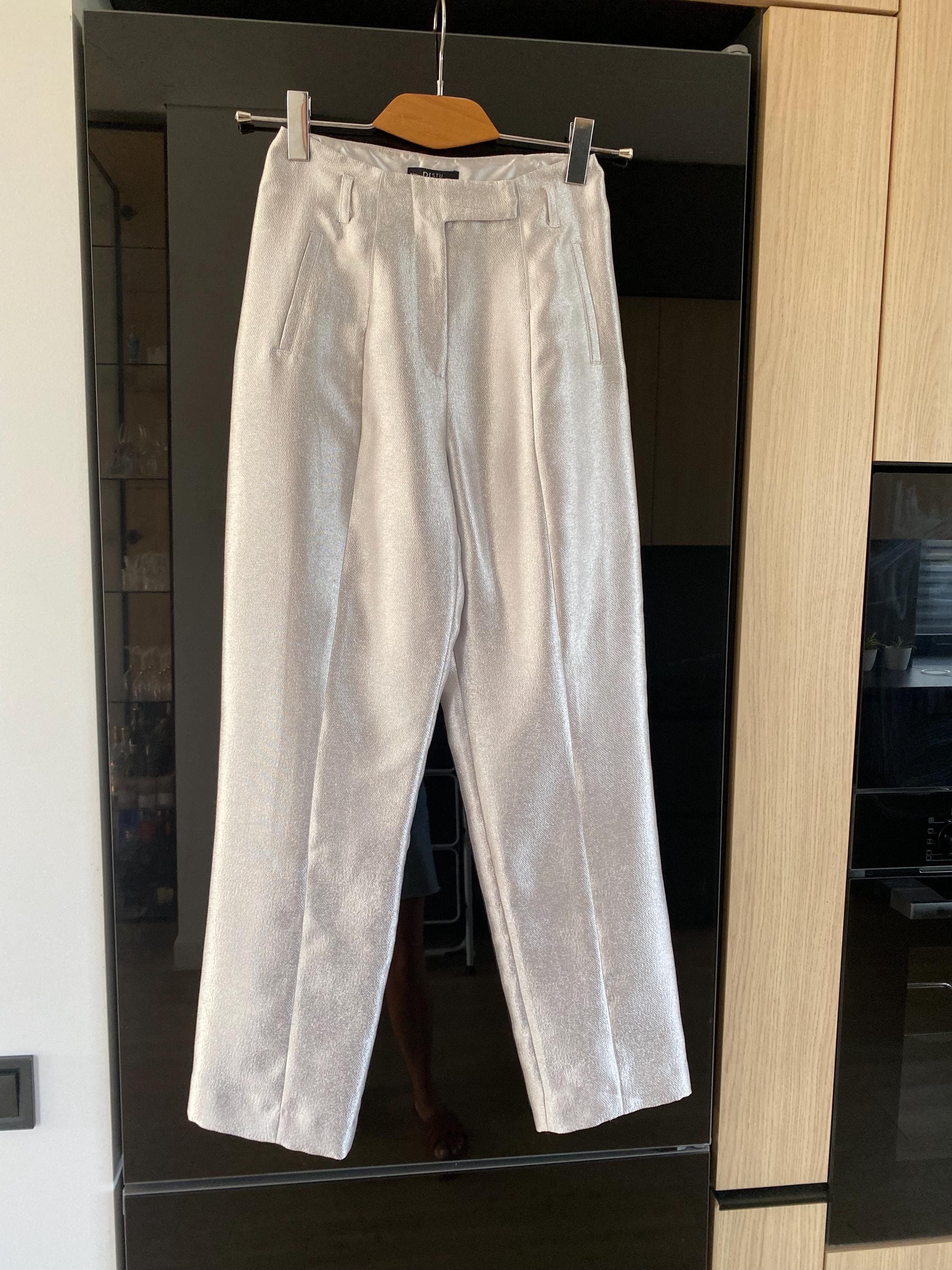 Pantalones de fiesta plateados España