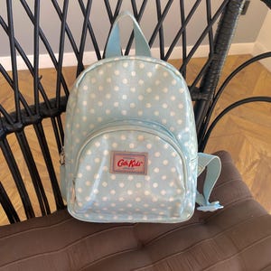 Cath Kidston Kids Backpack – Light Blue Polka Dot – Toddler Rucksack London