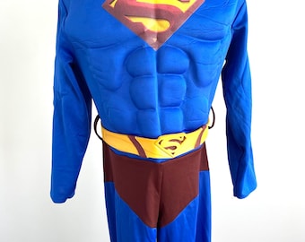 Superhjältekostym Clark Kent Cosplay Herrkostym för vuxen