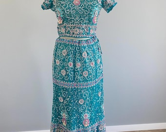 Traditional Indian Lehenga Choli – Women’s Festive Outfit – Size M