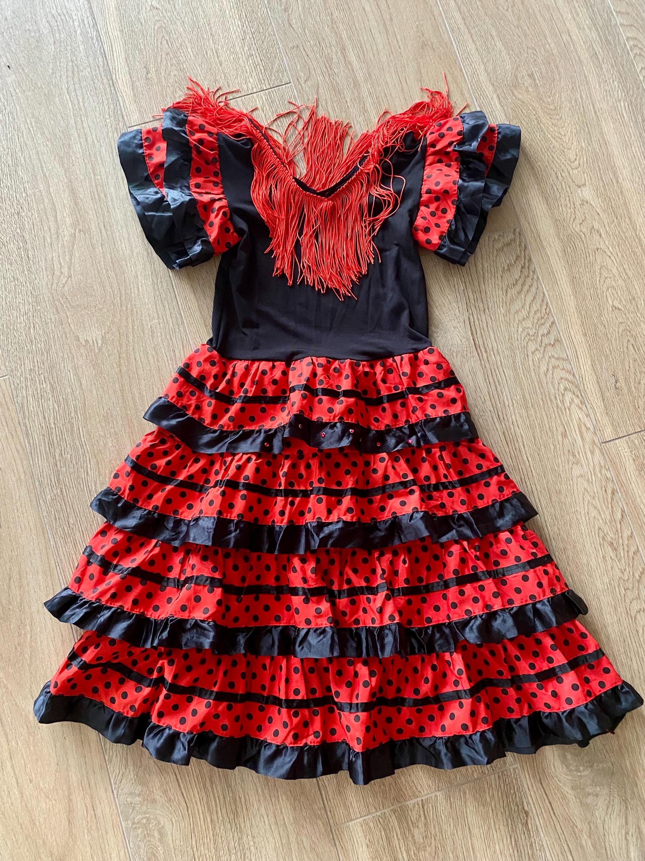 フラメンコドレス 黒と赤のフリル 楽天市場】女の子 社交ダンス ワンピース フラメンコ ドレス 子供 舞台