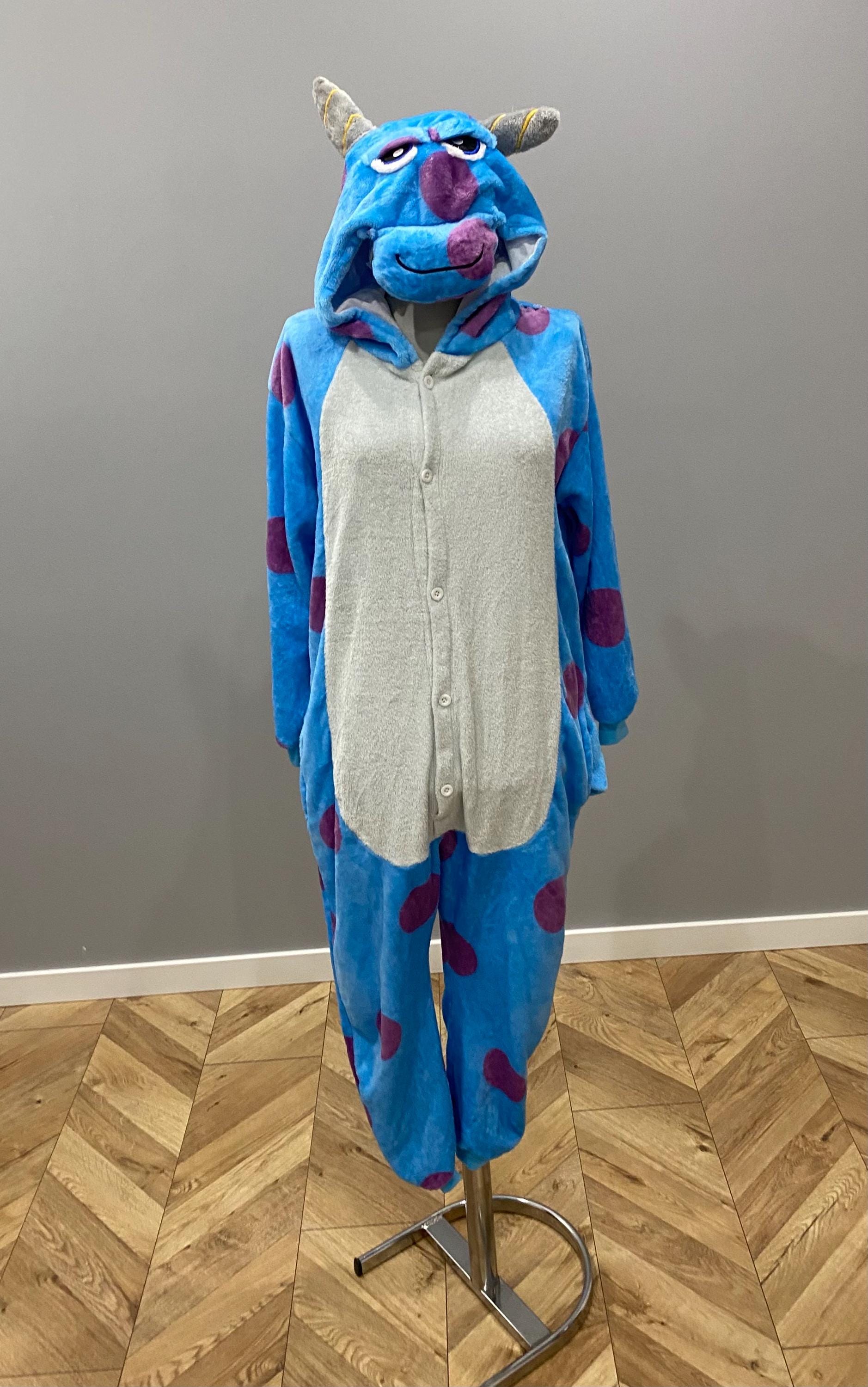 Sulley & Sally Kigurumi Onesie 11-12 Years | Monsters Inc Costume | Blue  Pink Pajama - Etsy New Zealand