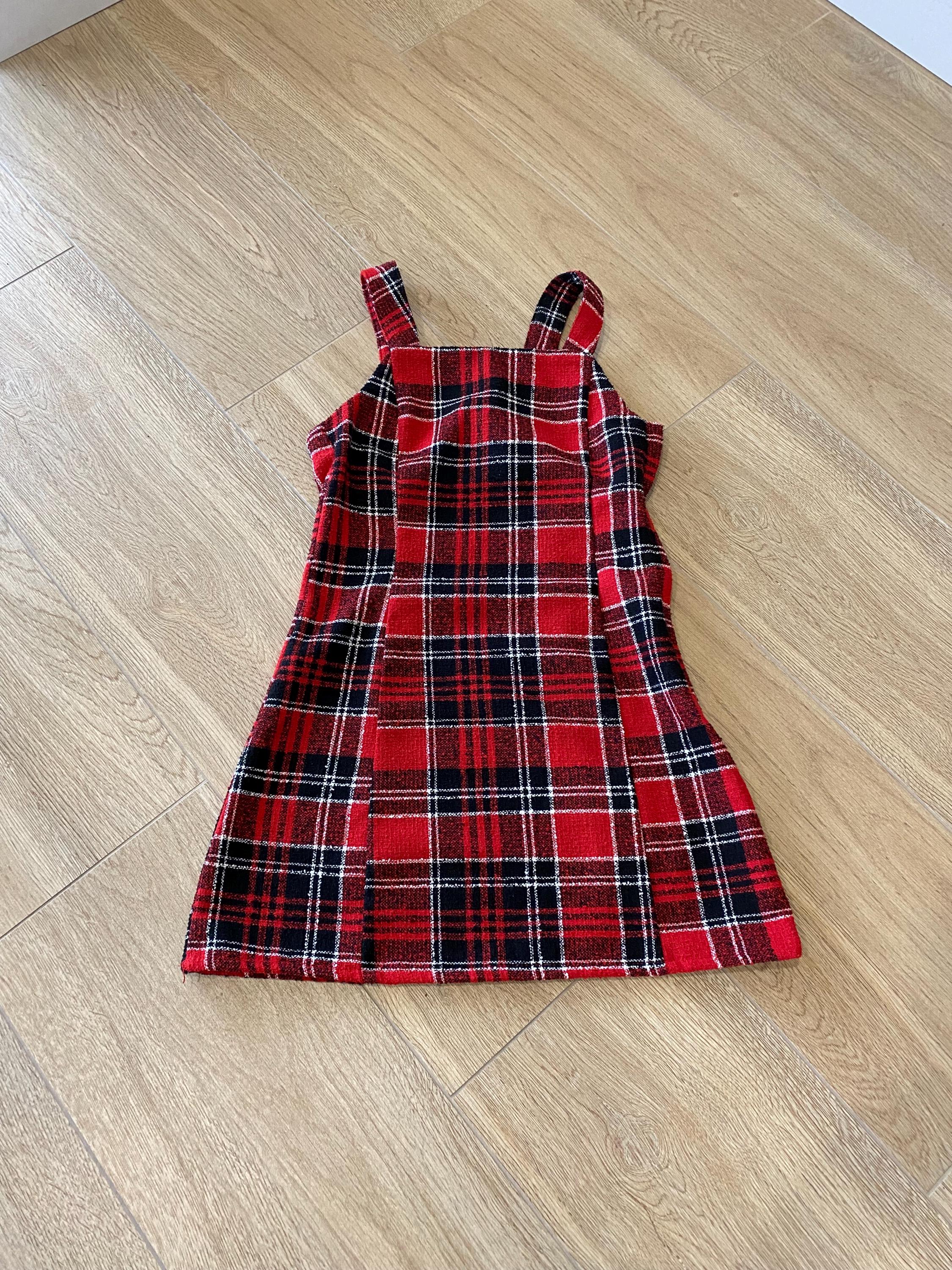 Tartan Pinafore - Etsy