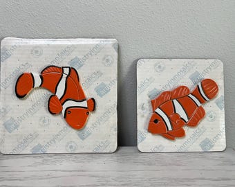 Artistry In Mosaics Clown Fish Mosaic set of 2