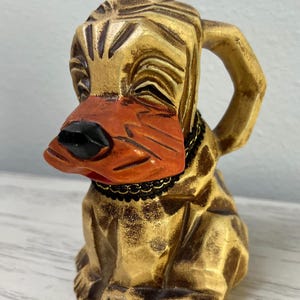 Vintage Ceramic Doggy Piggy Bank - Etsy