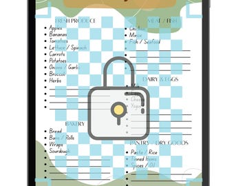 Printable Grocery List
