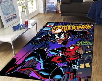 Teppich von Spiderman: Maschinenwaschbar für Kinderzimmer