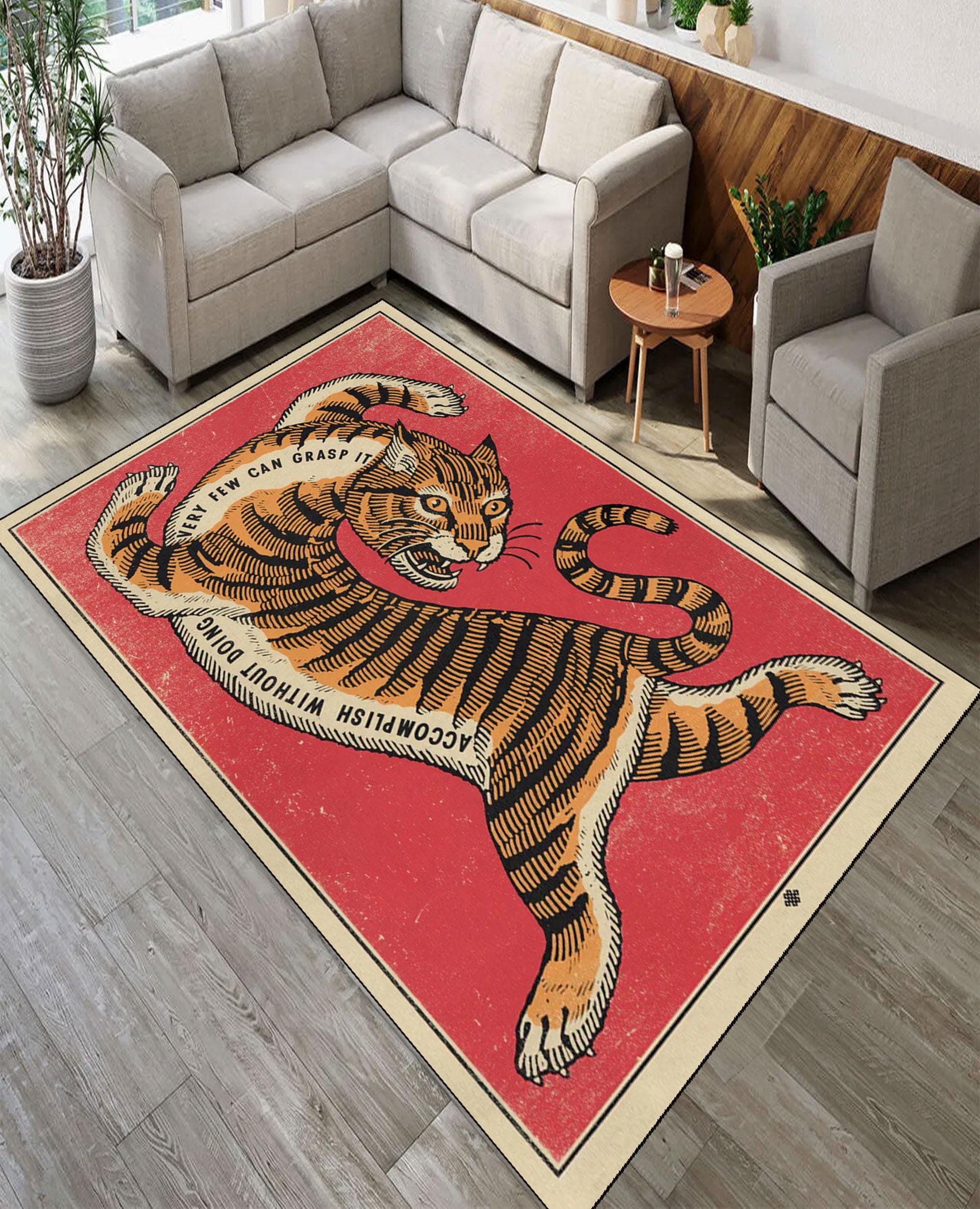 Japanese Tiger Rug - Etsy