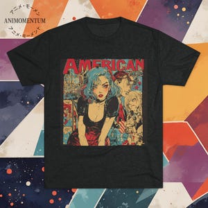 Vintage Anime Comic T-Shirt - Retro American Manga Style Tee, Pop Art Anime Streetwear, Original by Animomentum