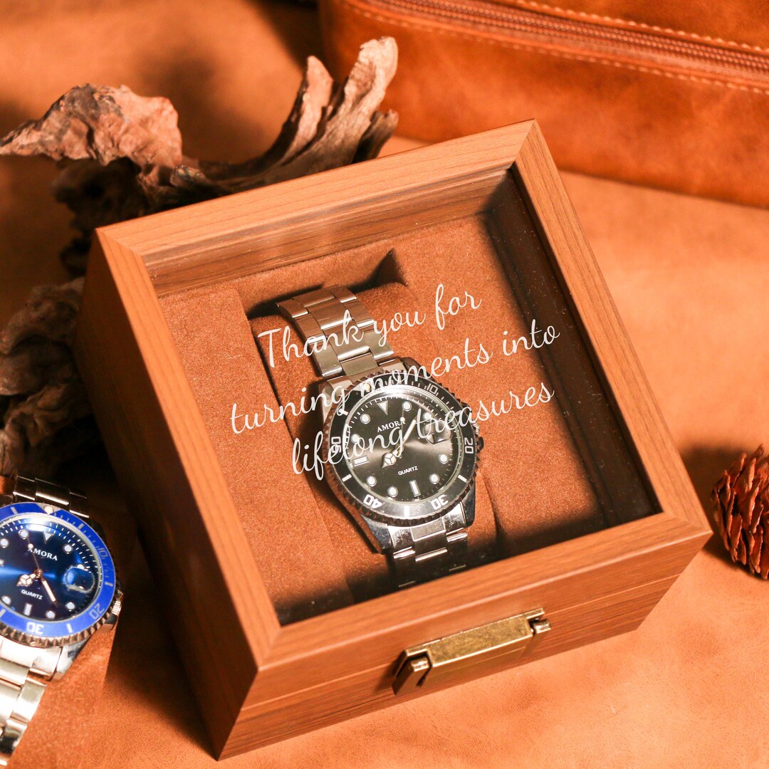 Personalized Watch Case,custom Engraved Watch Box for Men, Custom ...