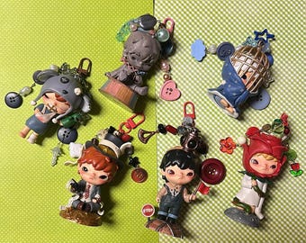 Hirono Pop Mart Handmade Keychain/bag Charm - Etsy