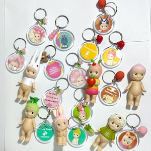 sonny angel passenden rahmen perlen charm schlüsselanhänger