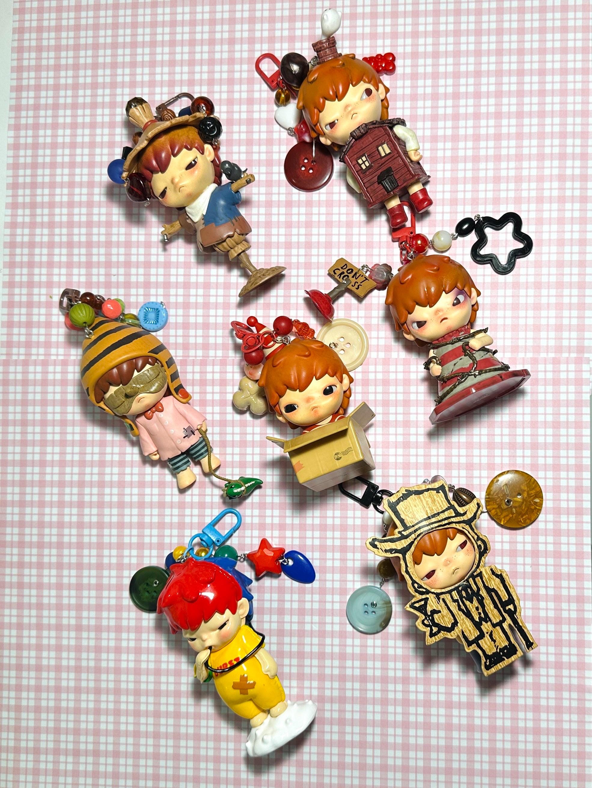 hirono figure beaded charm keychains