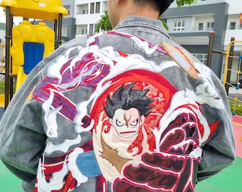 Handmade Fan Design Anime Jacket: Boundless Warrior Design, Limited Edition
