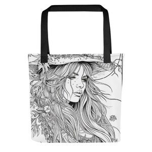 The Good Witch Coloring Book Tote bag - Color Me Tote