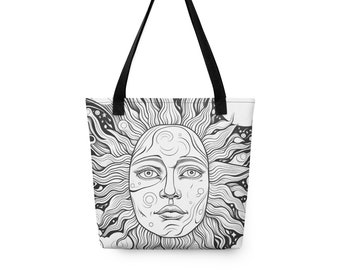 Celestial Sun Color-Me Tote bag