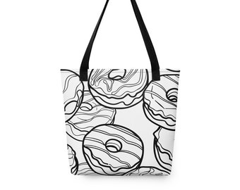 Delicious Donuts Color-Me Tote bag