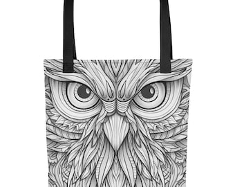 Owl Mandala Color Me Tote