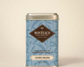 Lychee Oolong 50 g blikje - Monteaco Oolong-theemelange