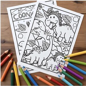 Colouring Book, 50 Colouring Pages, Colouring in