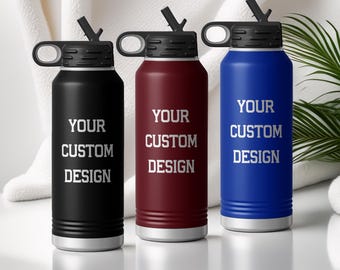 Water Bottle – Custom Laser Engraved Stainless Steel