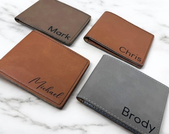 Leather Wallet – Custom Name or Message