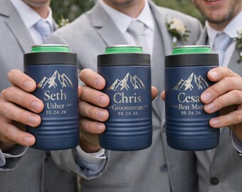 Polar Camel Can Cooler: Engraved Groomsmen Gift