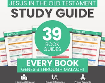 Jesus in Old Testament Bible Study Guide: Printable Hebrew Keyword Guide (PDF Download)