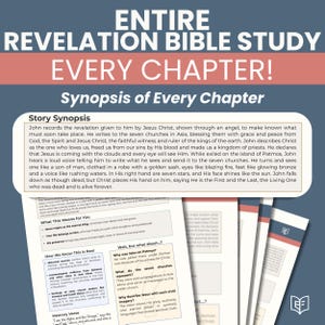 Revelation Bible Study Guide: Christian Devotional, Apologetics (PDF Printable)