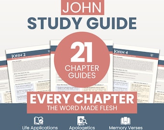 John Bible Study Guide: Christian Devotional with Apologetics (PDF Download)