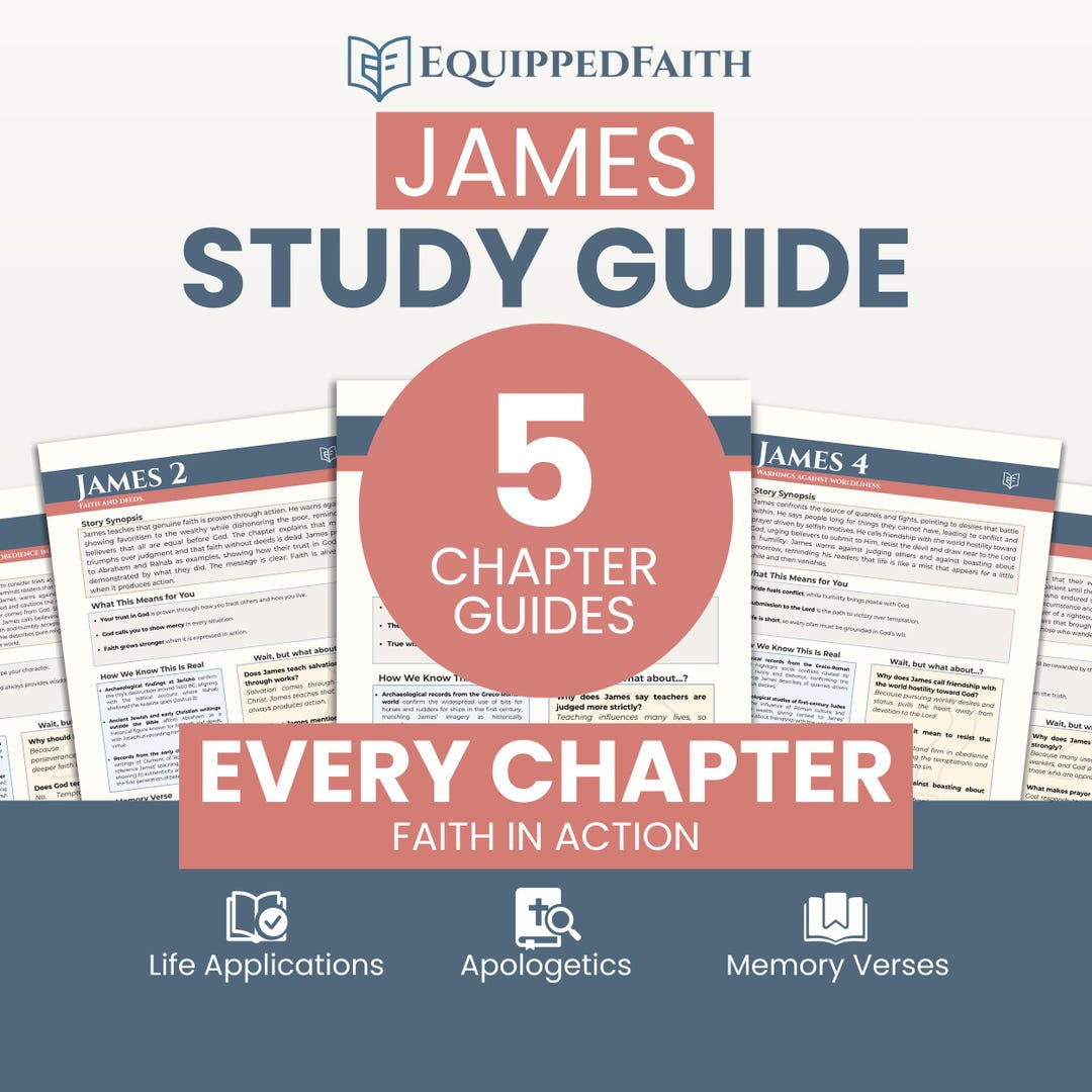 James Bible Study Guide: Christian Devotional, Apologetics (PDF Printable/digital Download) - Etsy