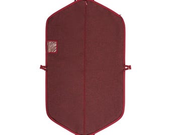 Garment carrier, suit carrier clothing protection bag. Garment bag made from Melange 600D polyester. Suit covers Made in Britain.