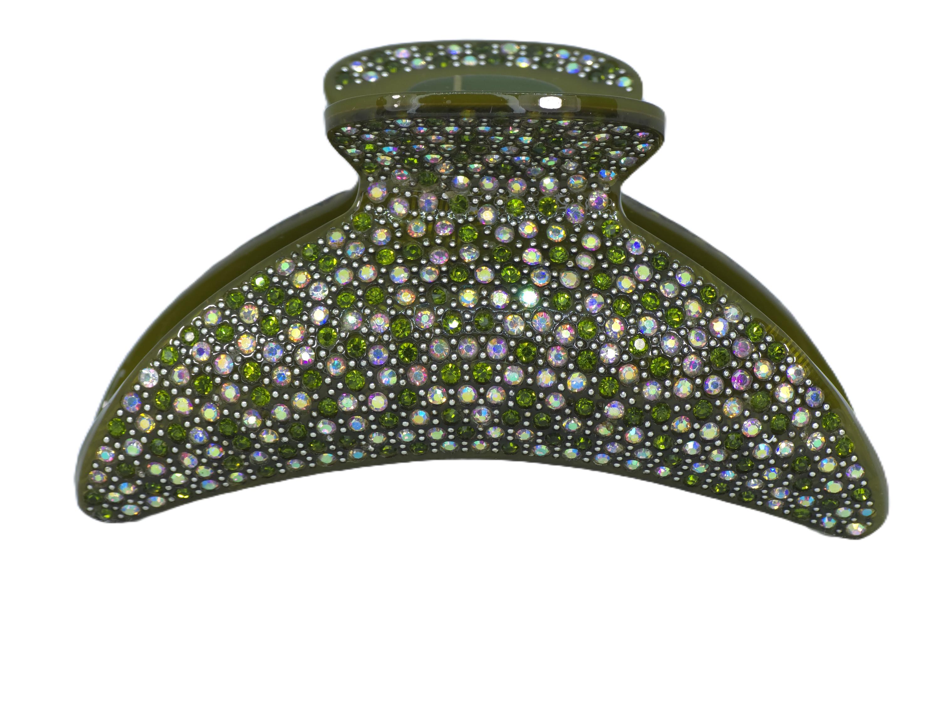 Rhinestone Hair Claw Clip – Strong Grip, Thick Hair  display picture 2