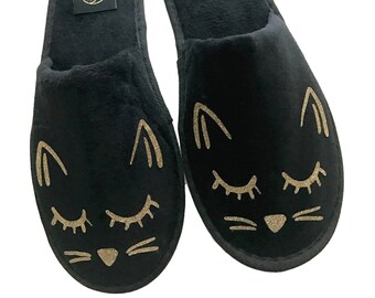 Cat slippers | Etsy