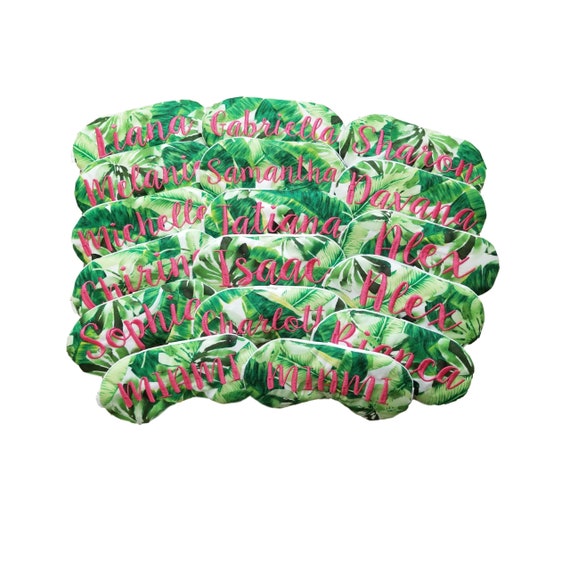 Personalized Palm Tree Sleep Mask - Palm Springs Bachelorette Party Favors Il_570xn