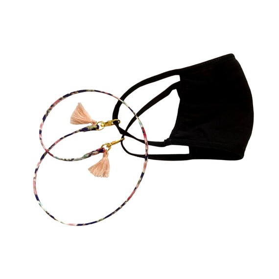Floral Face Mask Chain with Tassels Il_570xn