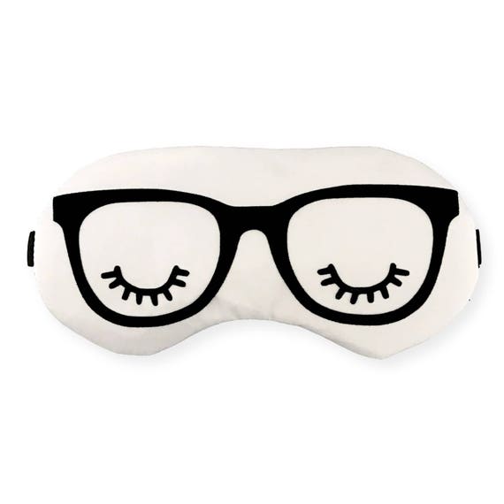 Dorm Essentials Glasses Sleep Eye Mask with Eyelashes Il_570xn