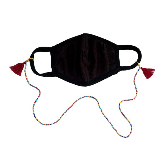Beaded Tassel Mask Chain Necklace Il_570xn