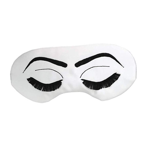 Natural Silk Sleep Mask with Breakfast at Tiffany's Eyelashes Il_570xn